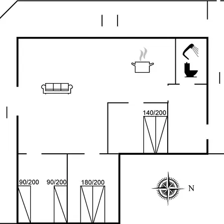 Holiday home Kamp - 700m From The Sea By Interhome Hjorring